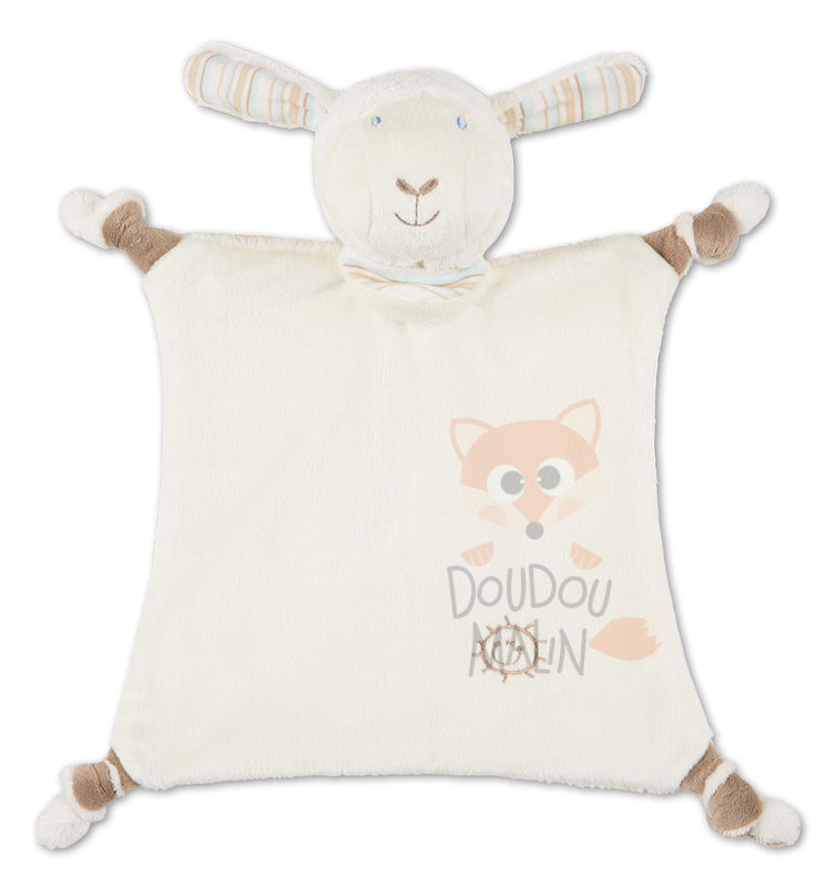  baby comforter sheep beige white sun 